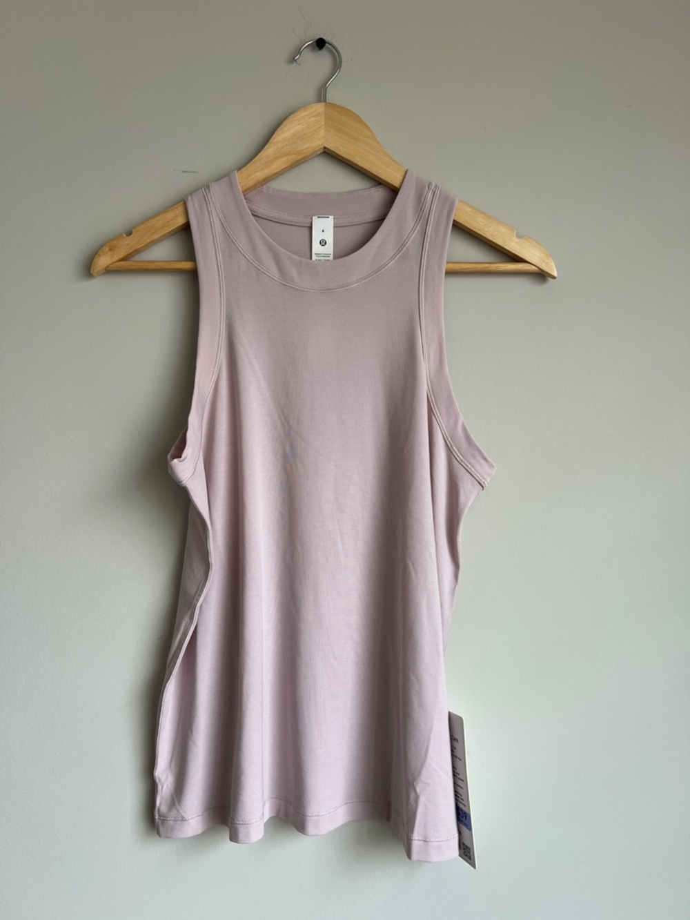 Lululemon Jersey Training Tank Top Size 6 Porcelain Pink NWT